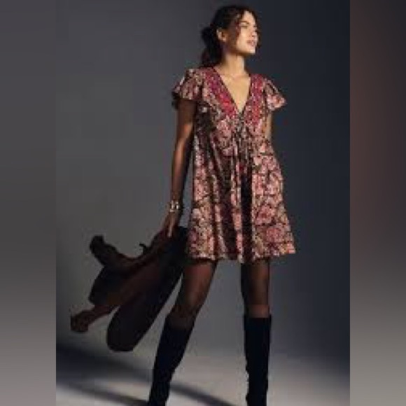 Zara tunic dress pic is for style reference only boho floral style - Picture 1 of 3